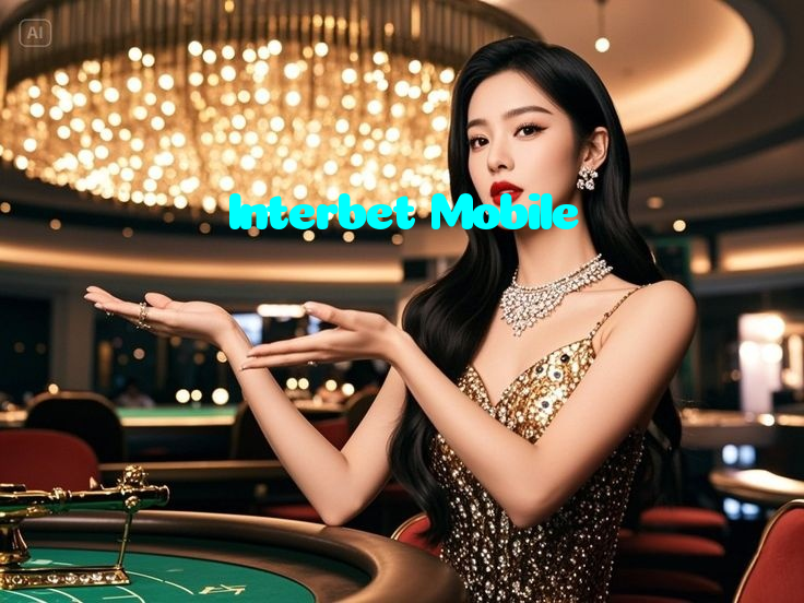 Interbet Mobile casino presented on mobile device in Pakistan with slots and live games